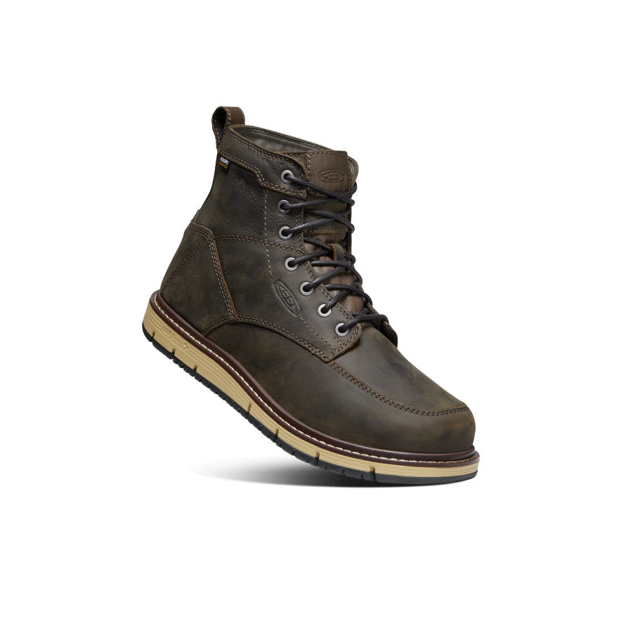 Men's San Jose 6 Waterproof Boot (Soft Toe) | Cascade Brown - Image 3