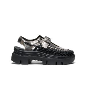 All Gender UNEEK PLT Mary Jane Sneaker | Silver/Black