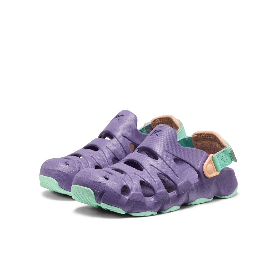 Big Kids' HyperFLT Clog | Purple Haze/Peach Fuzz - Image 2