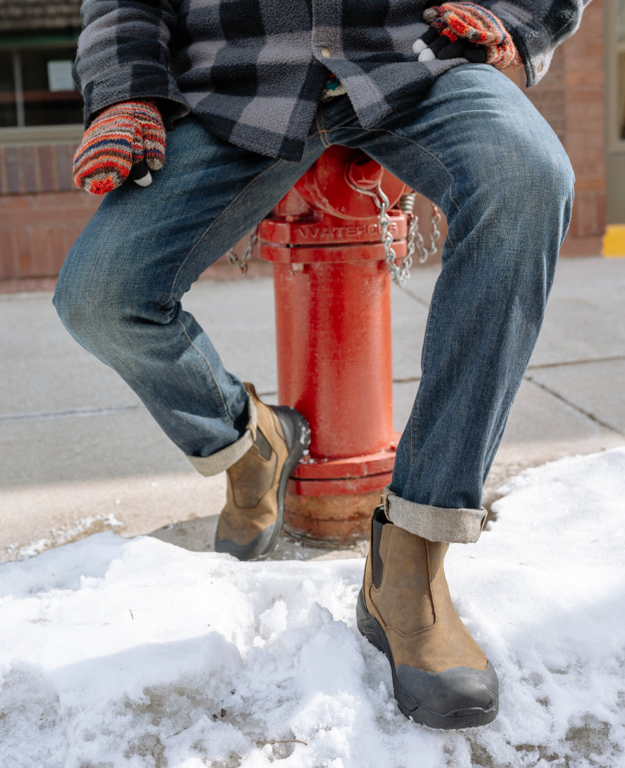 Men's Revel IV Waterproof Chelsea | Black/Black - Image 8