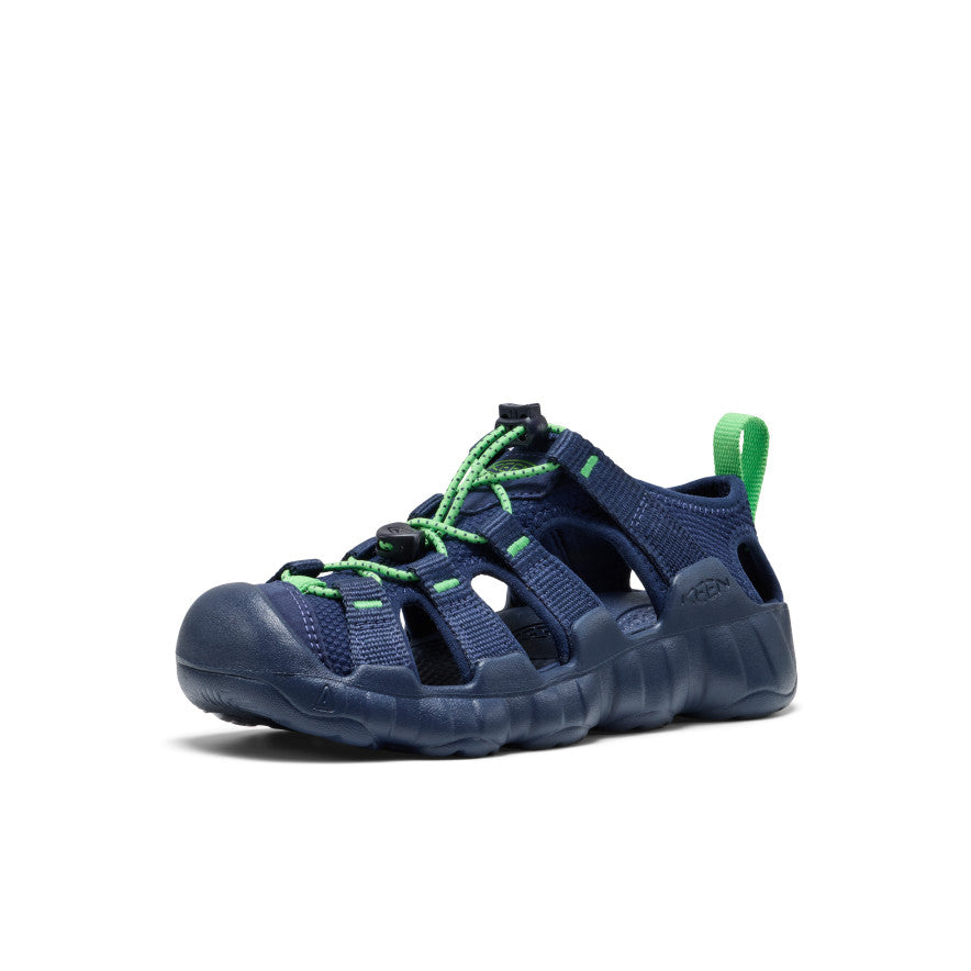 Big Kids' Hyperport H2 Sandal | Naval Academy/Vibrant Green - Image 3