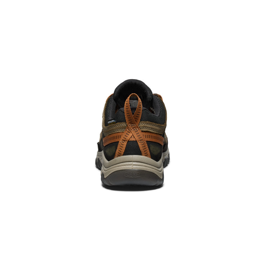 Men's Targhee IV Wide Waterproof Hiking Shoe | Sea Turtle/Roasted Pecan - Image 5