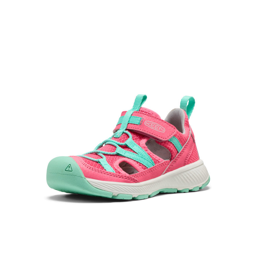 Little Kids' Motozoa Sandal | Pink Lemonade/Cabbage - Image 3